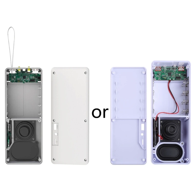 Коробка с держателем батареи Пластиковая коробка со светодиодным дисплеем QC3.0 SFCP