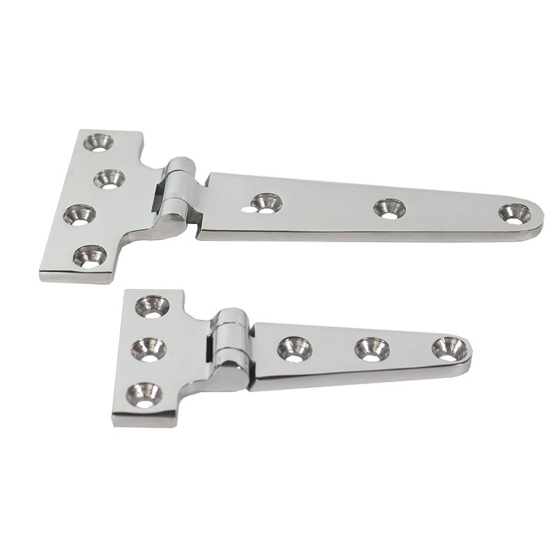 

T-Shaped Hinge 151*75 * 4.5mm 100*54 * 4.8mm Thickened Stainless Steel Casting Cabinet Glass Door Hinge