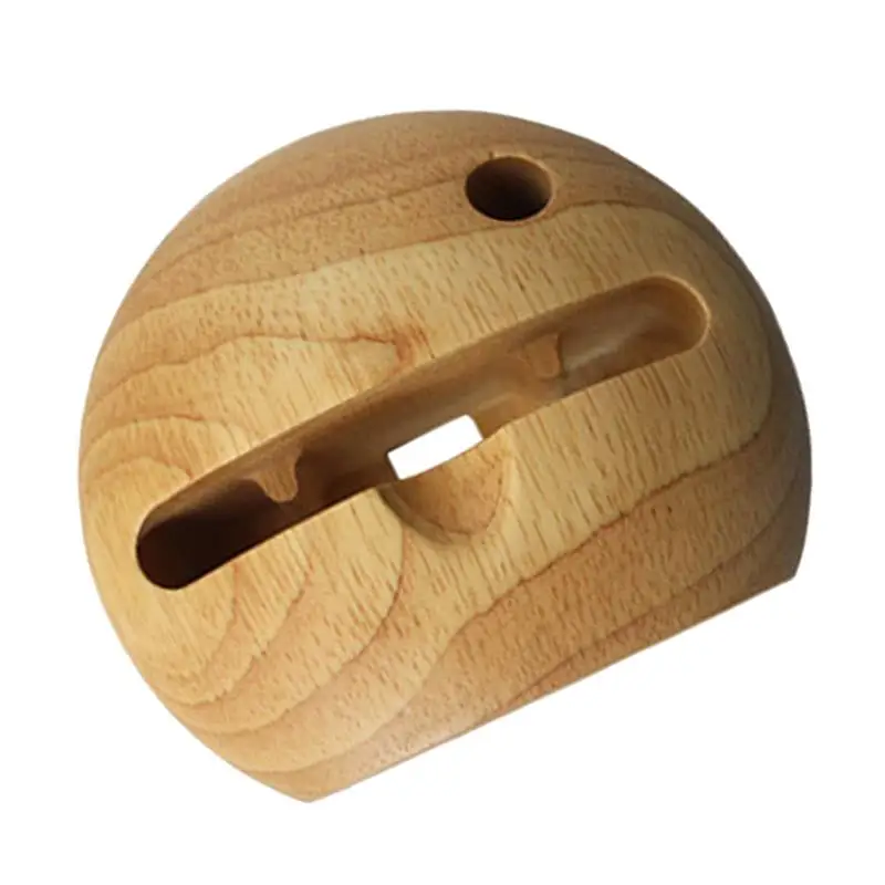 

Wooden Cellphone Holder Sound Amplifying Phone Stand Desktop Smartphone Bracket