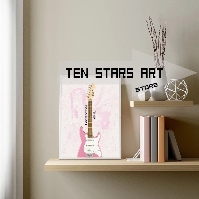 Beabadoobee музыкальная гитара плакат печать на холсте Singer поклонники искусство для