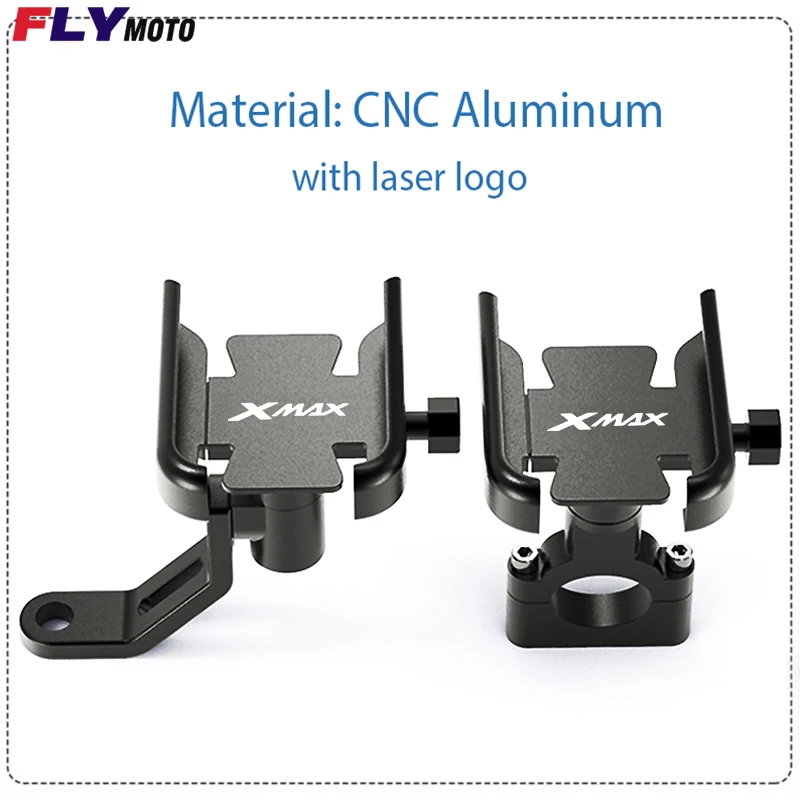 

Для YAMAHA XMAX300 XMAX400 XMAX X-MAX 125 250 300 400 Горячие предложения аксессуары для мотоциклов держатель для телефона кронштейн для руля GPS