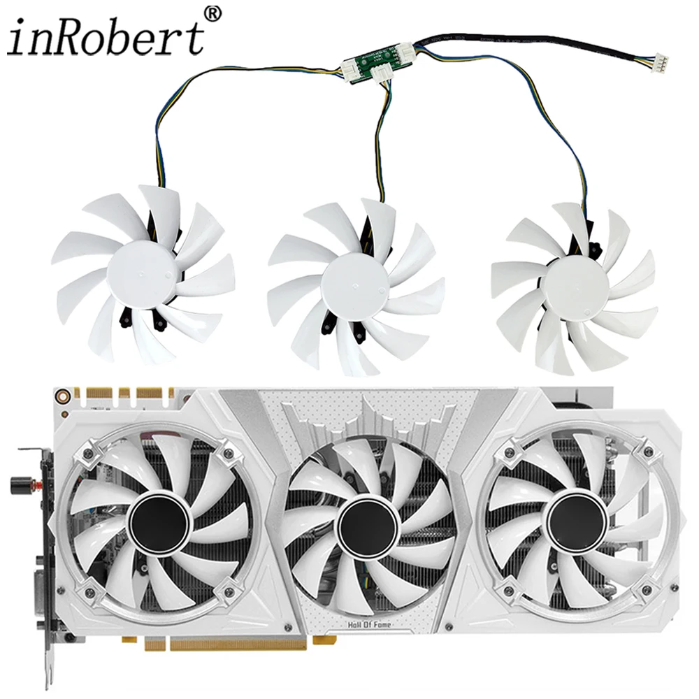 

87MM GA92S2H GTX1060 Hall of Fame Graphics Card Fan Replacement For Galax GTX 1060 1070 1080 Ti HOF GPU Cooler