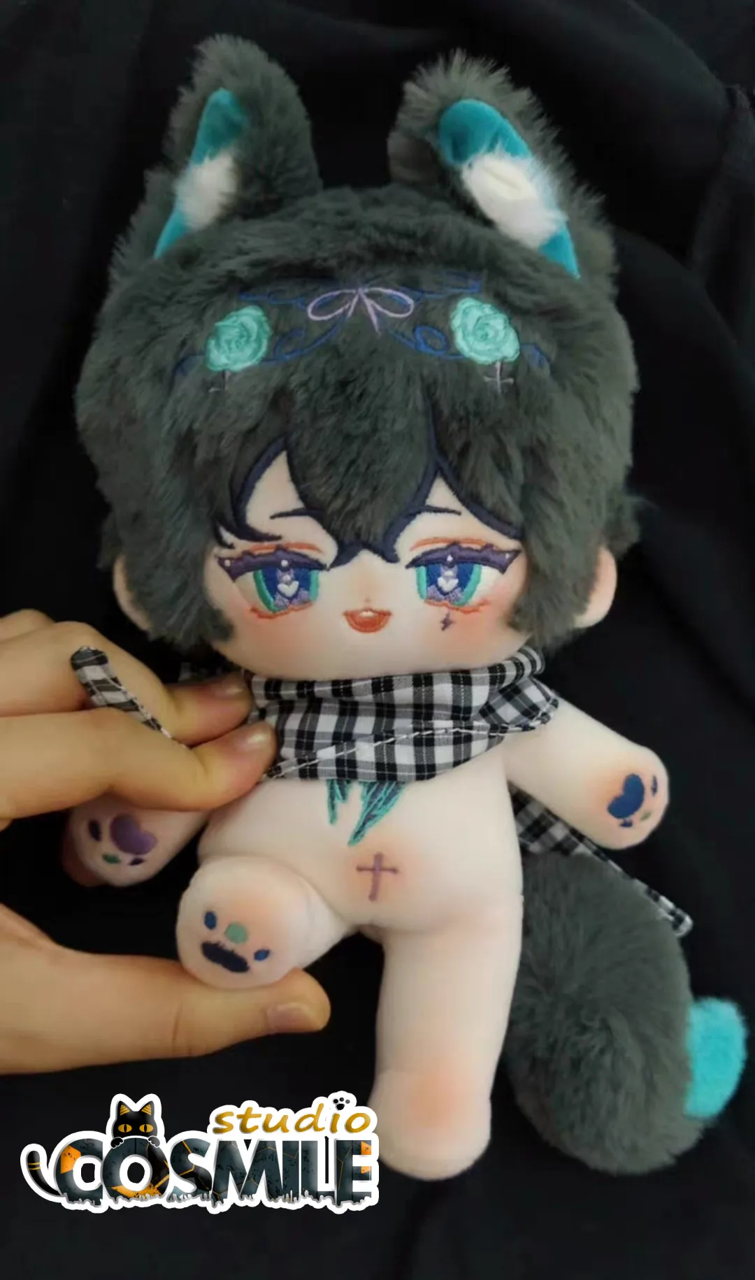 

Cosmile No attributes Meteorite Yokai Oni Shikigami Monster Unique Stuffed Plushie 20cm Plush Doll Body Toy Sa