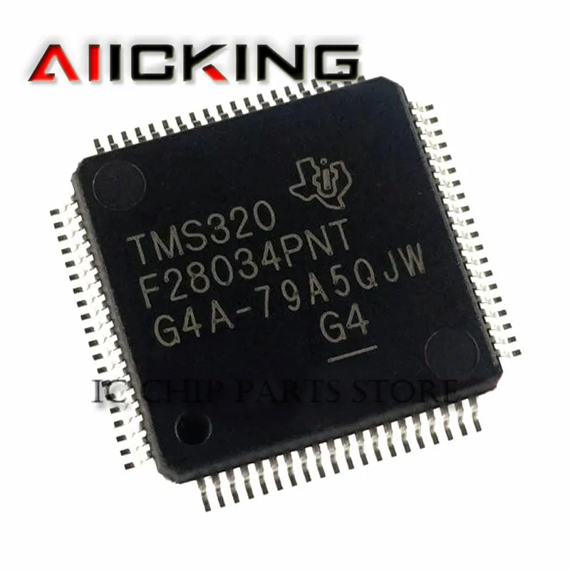 TMS320F28034PNT 5pcs/lots LQFP-80 MCU 32-bit Piccolo F2803xC28xRISC 128KB Flash 1.8V/3.3V 80Pin LQFP IC Chip Original ,In Stock