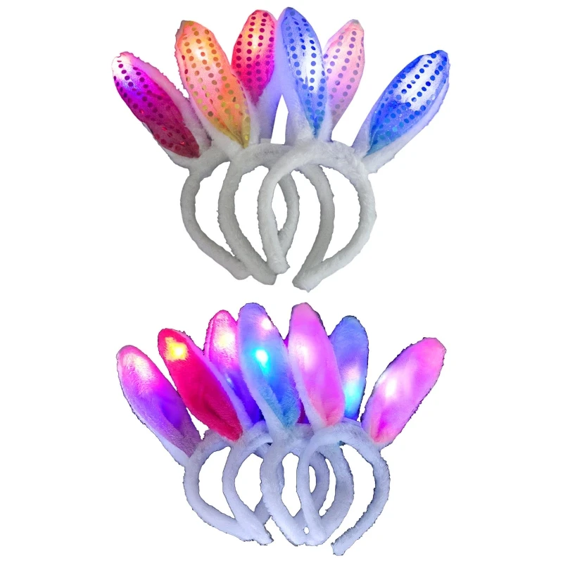 

Ободок для волос в виде зайчика С 3 режимами освещения