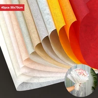 40 sheets 50x70cm tissue paper craft paper floral wrapping paper gift decorative flower paper for home decoration party