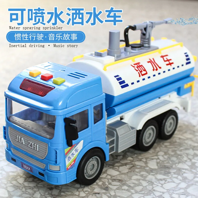 

Children's Toy Car Oversized Simulation Sprinkler Engineering Car Model Can Spray Water Sprinkler Car Toy Kids' 4 To 6 Years Old