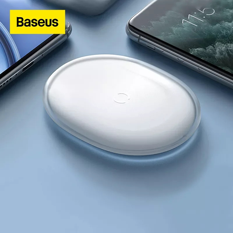 

Baseus Jelly Wireless Charger 15W Fast Qi Wireless Charger For iPhone Airpods Pro Quick Wireless Fast Charging Pad Phone Charger
