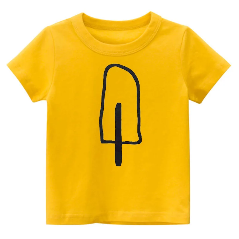 

Kids T-Shirts Comfortable Boys Tops Printed Summer Casual Unisex Girls 100-170 Sizes Teen Campus Four Seasons Free Shipping