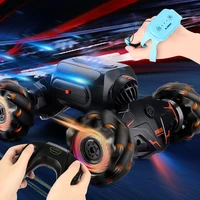 124 remote control multi function stunt car watch dual control rc vehicle outdoor indoor racing toys for boys childrens gifts