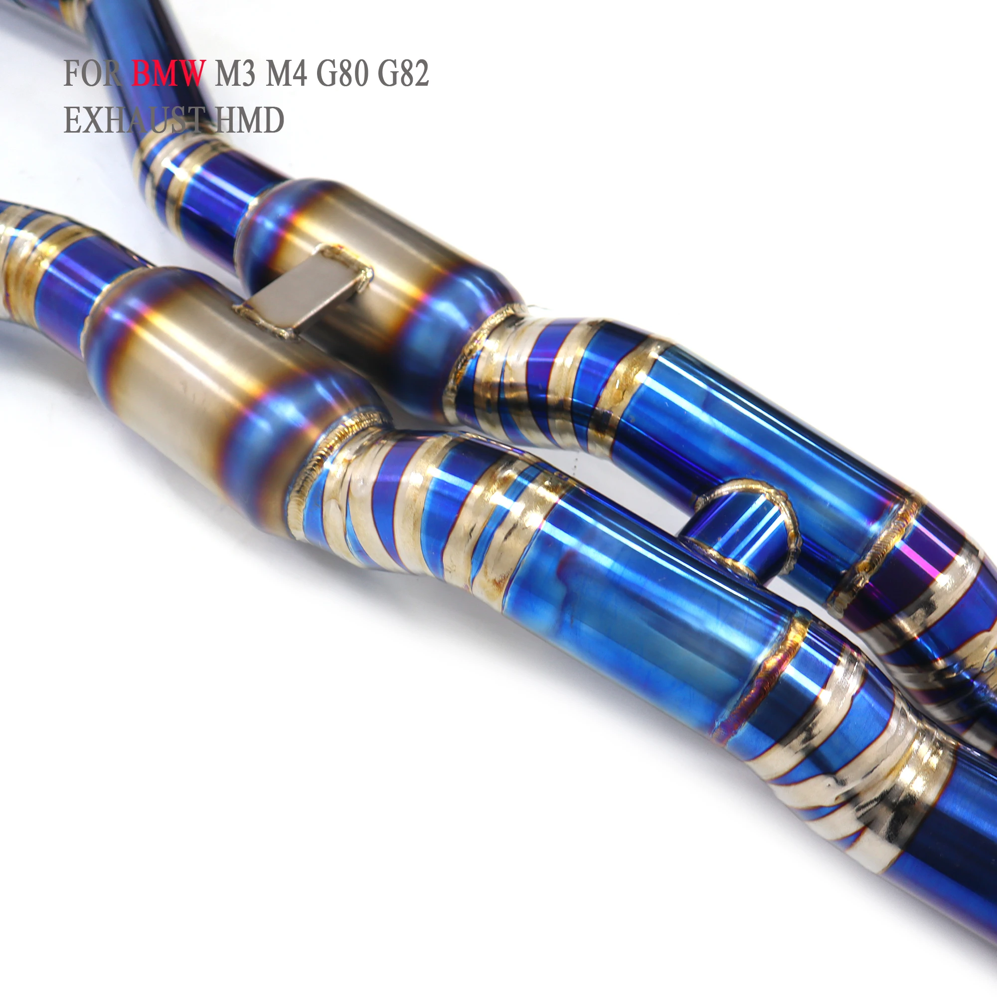 Титановая выхлопная система HMD Performance Catback для BMW M3 M4 G80 G82 3 0T глушитель с клапанами