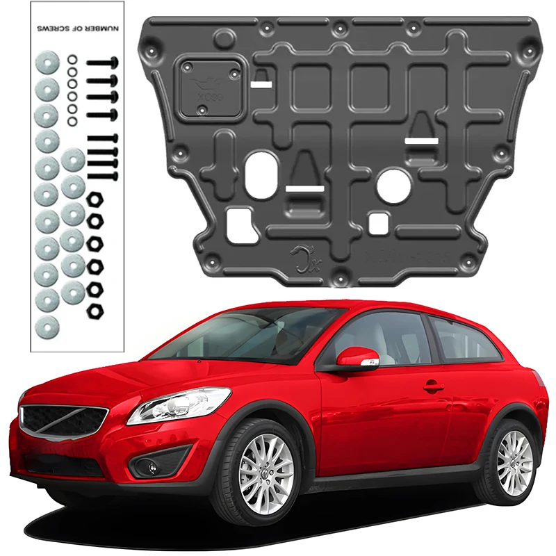 Брызговик для Volvo C30 2010-2013 2.0L 2.4L щит от брызг