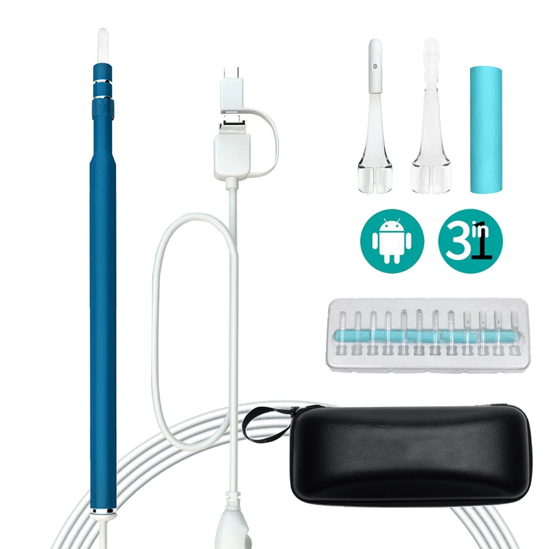 3 в 1 USB-эндоскоп для чистки ушей 5 мм