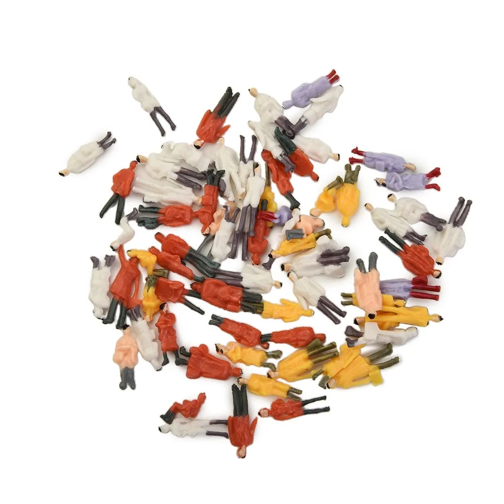 Добавьте реалистичности в режим поезда с 50 шт. крашеных фигурок Модель Макет