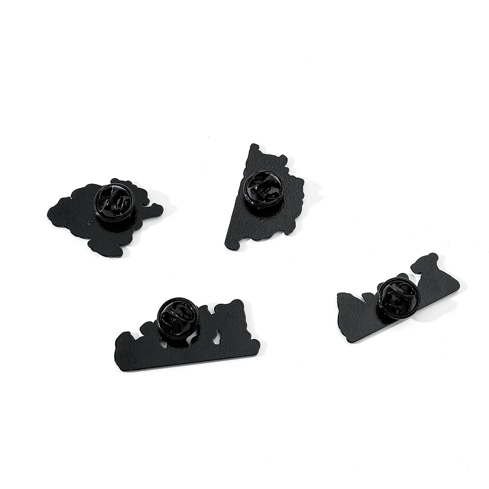 4 шт. сказка аниме брошь в виде медведя-пуха эмалированная булавка с