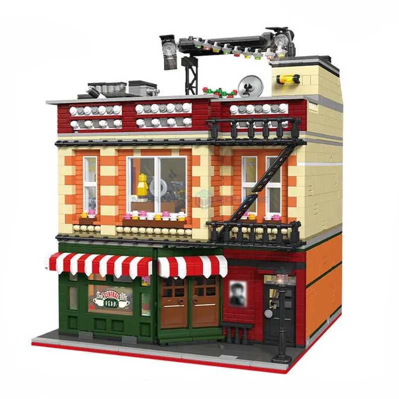 

The Central Park Coffee Shop 89106 House Store City Street Model Building Blocks Architecture Toys Christmas Gift