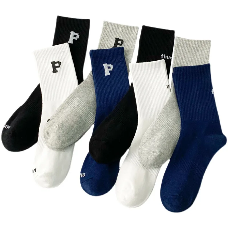 

Женские носки с буквой P осень и зима одежда знаменитостей онлайн дикие пары ins tide спортивные носки для баскетбола для мужчин и женщин
