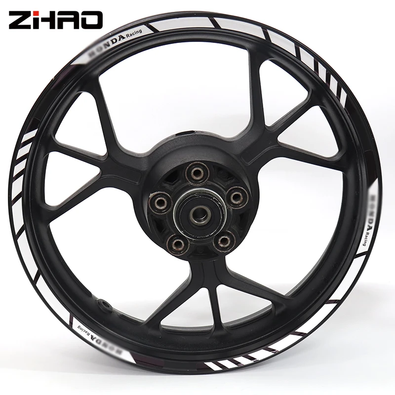 Новинка Высококачественная наклейка на колесо мотоцикла полоса светоотражающий