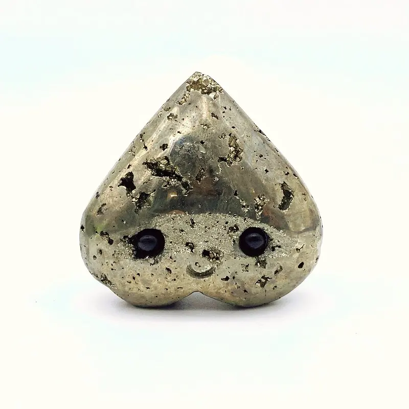 

Прямая поставка, 1 шт., Природный Пирит в форме сердца, кристалл ежик, лечебный камень, энергетический кристалл, натуральные камни и кристаллы