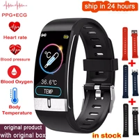 2021 smart watch men body temperature ecg ppg waterproof sport bracelet blood oxygen heart rate smartwatch for ios android