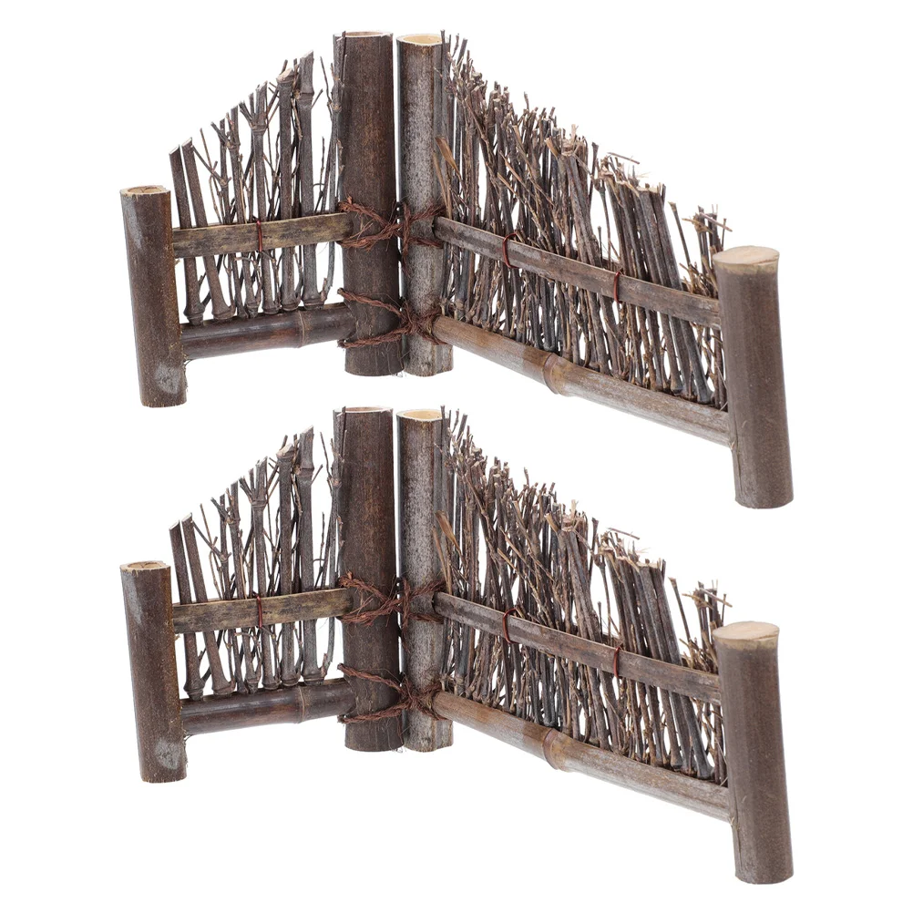 

Screen Bonsai Bamboo Fence Small Decorative Tea Table Decoration Succulent Pot