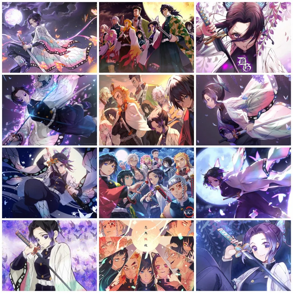 DIYDP 5D DIY Diamond Painting Anime Art Kit Full Drill Rhinestones Embroidery Cross Stitch Mosaic Japanese Manga  Art Decor 2022