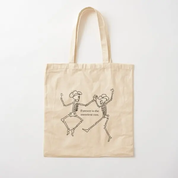 

Cowboy Like Me Cotton Canvas Bag Shopper Reusable Travel Printed Fabric Foldable Designer Grocery Women Tote Handbag Casual