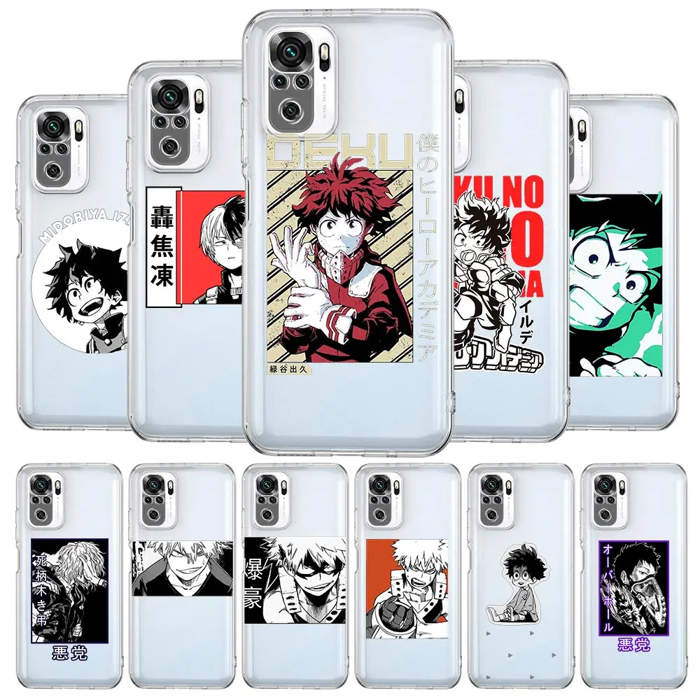 

My Hero Academia Dabi Anime Phone Case For Xiaomi Redmi Note 10 11 9 8 Pro 10S 9S 7 8T 9T 9A 8A 9C K40 11T 5G Soft Clear Cover