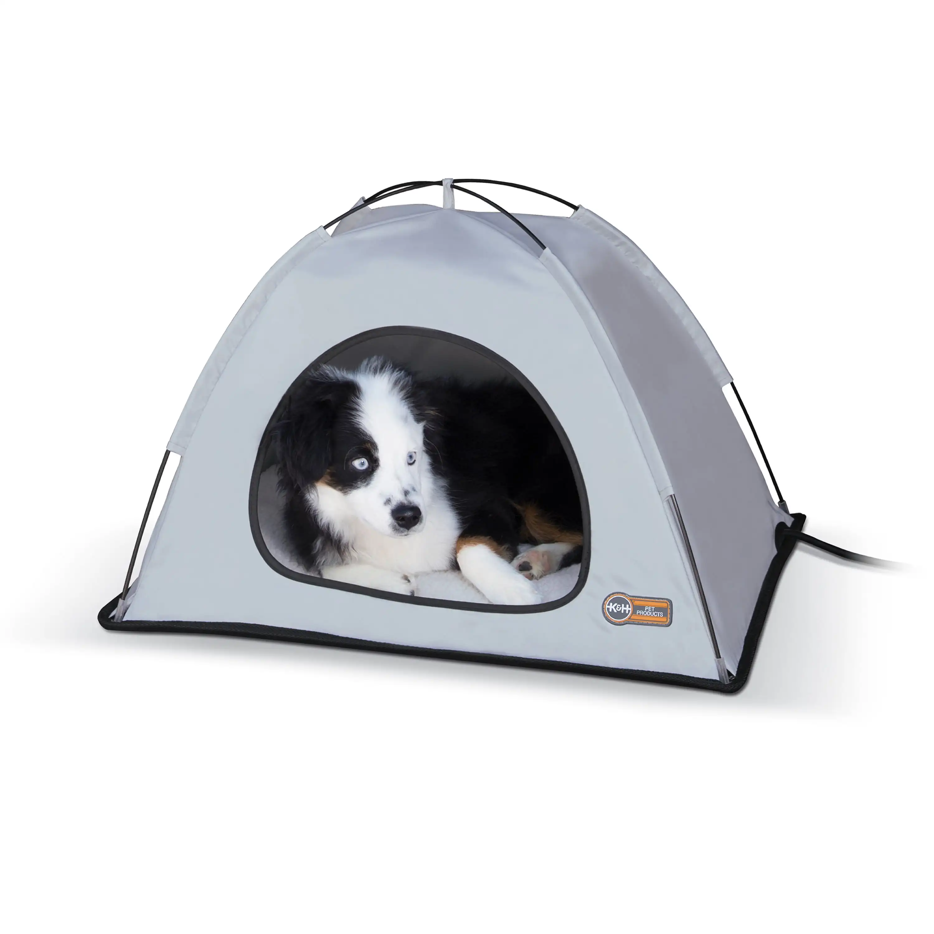 

Thermo Tent Outdoor Heated Pet Shelter Gray Medium 19 X 24 X 16 Inches