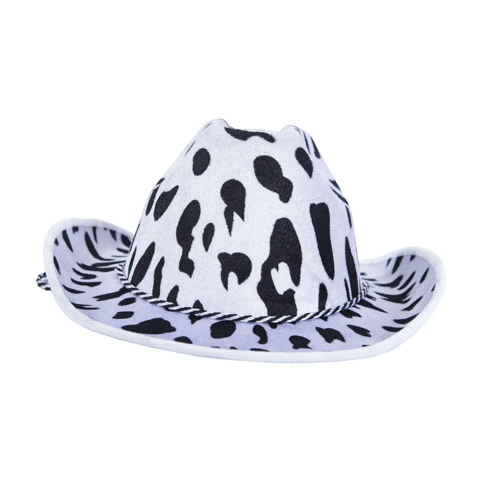 Western Decor Cowboy Hat with Lanyard Fancy Dress Hats Breathable Costume Clothes Cow Hat for Women Men Performance Party images - 6