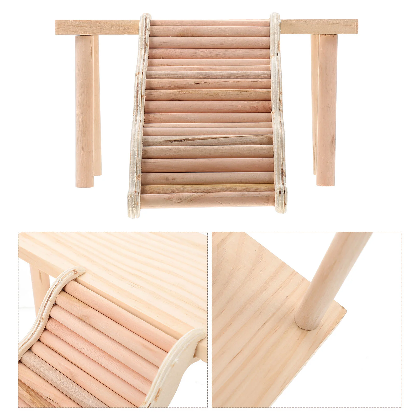 

Hamster Platform Wooden Toys Cage Toy Ladder Climbing Board Chew Playing Animals Rabbit Stand Pet Accessories Table Wood