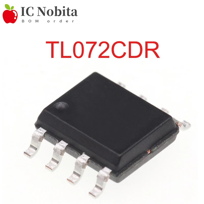 10 шт. TL072CDR SOP8 TL072C SOP TL072 072CDR SOP-8 TL072CDT SMD, микросхема операционного усилителя, новинка