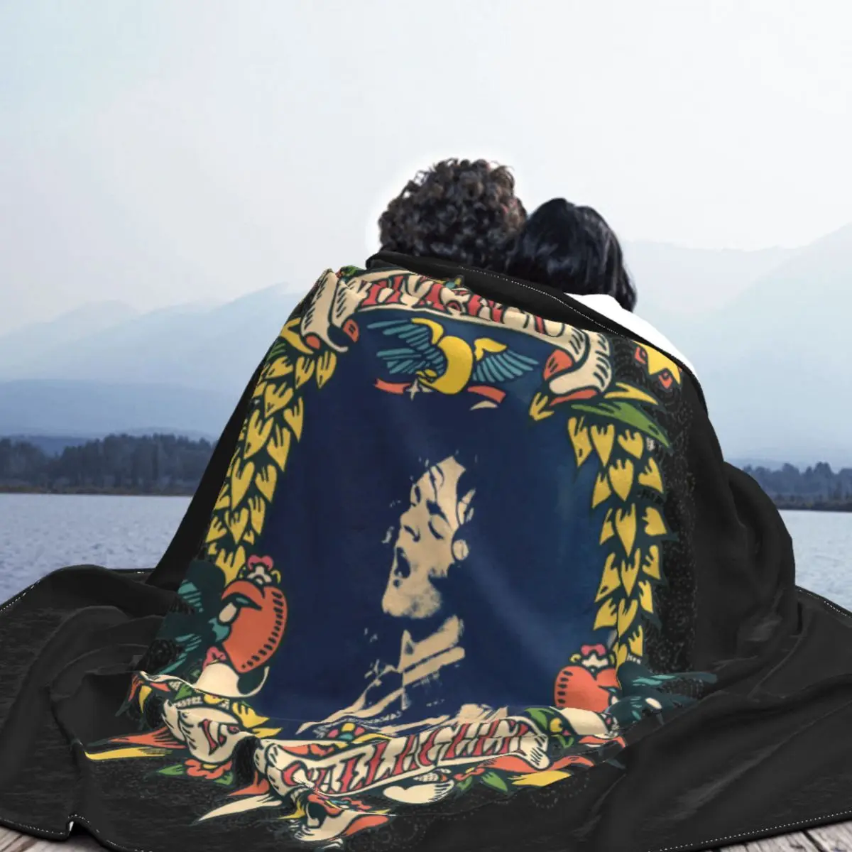 Rory Gallagher унисекс Blues'Printed Белый M1312 Уникальная уличная одежда для взрослых