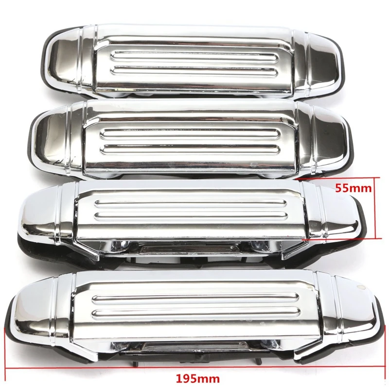 

4 шт. хромированная дверная ручка для Mitsubishi Pajero 2, аксессуары V31 V32 V33 V43 V44 V45 V46 1992-1999 1996 1997