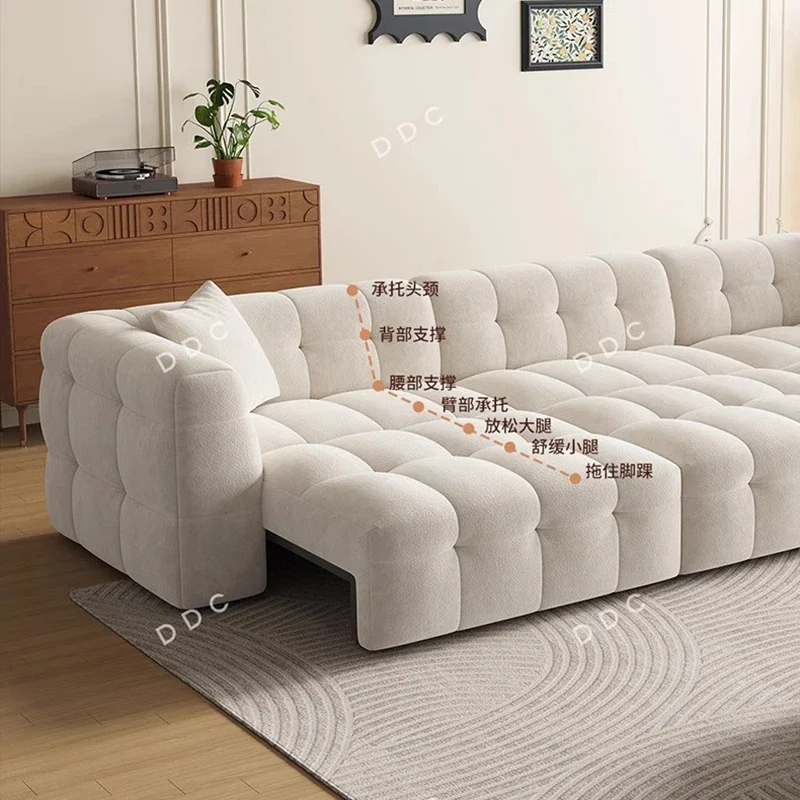 Скандинавский кремовый стиль диван для гостиной современный электрический