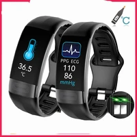 smart watch band body temperature blood pressure women smartwatch for huawei xiaomi