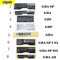 1pcs suitable pocket replacement mgb 001 model information sticker suitable for gbp gba gbc gba sp 001 101 labe