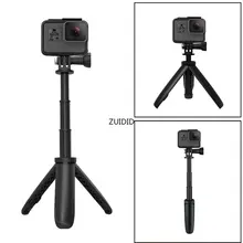 Extendable Handheld Selfie Stick Mini Tripod Portable Monopod for Go Pro Hero 12 11 10 9 8 SJCAM DJI insta360 Action 3 2 Camera 