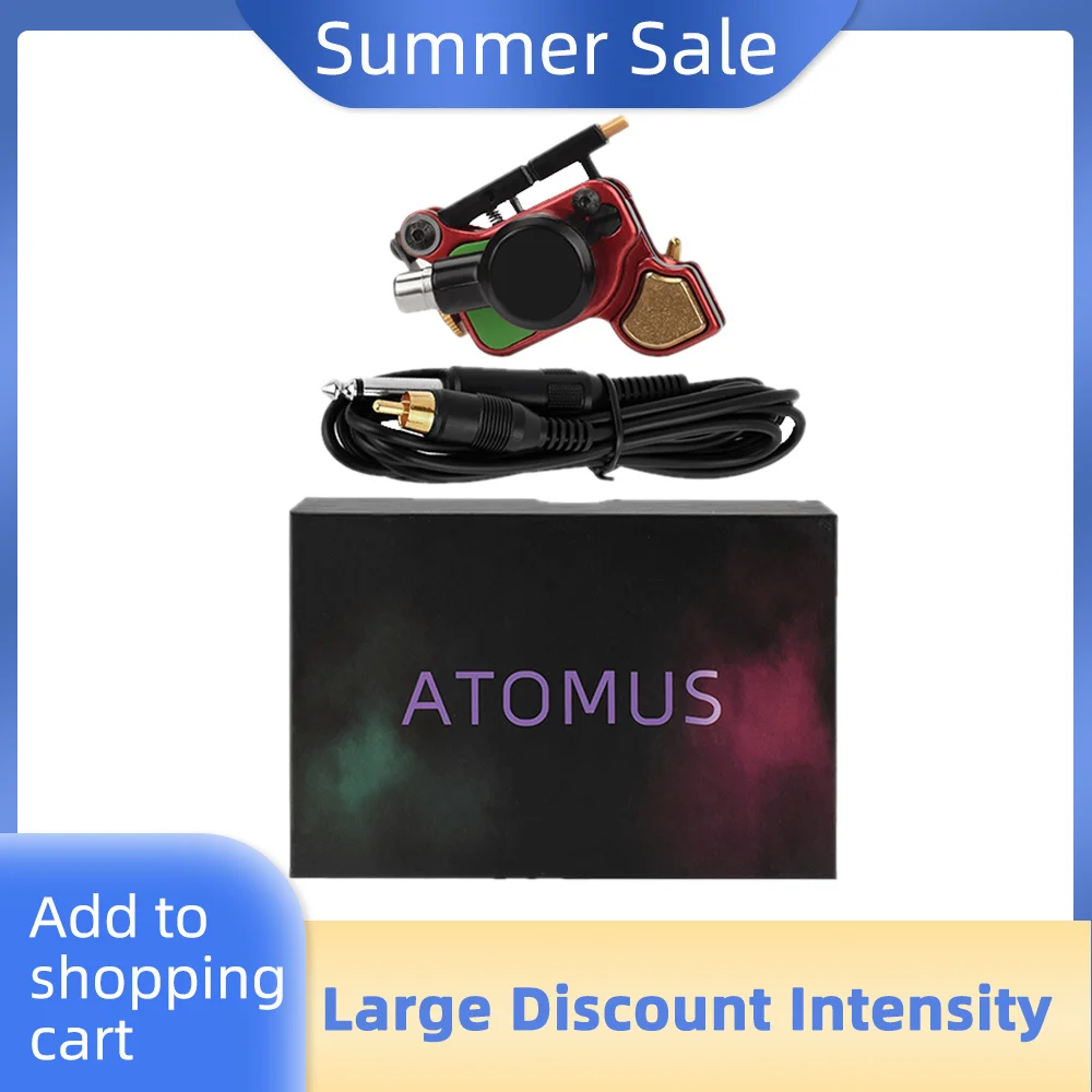 

Тату-машинка ротационная для бровей, перманентного макияжа, тату-машинка для бровей и губ, мощный моторный пистолет для тату, боди-арт