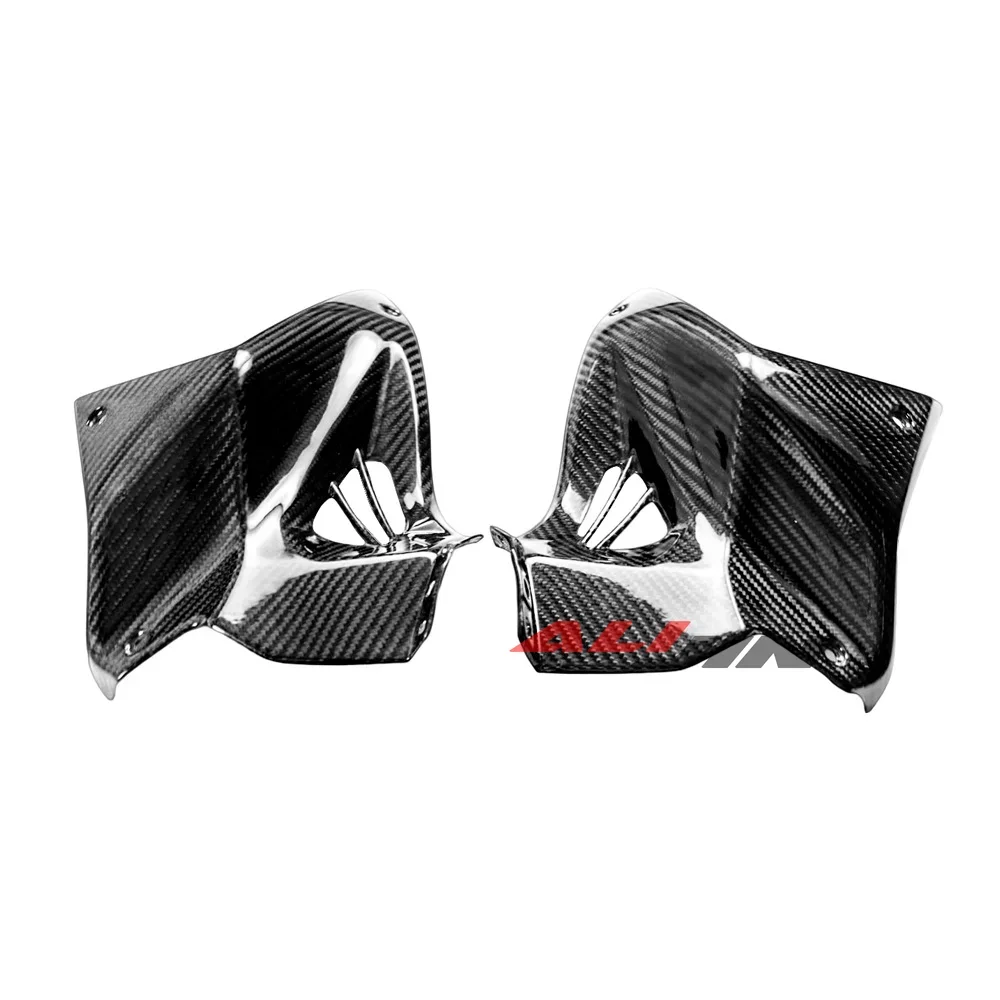 Настоящее сухое углеродное волокно для KAWASAKI NINJA H2 H2R 2014-2023 передняя боковая крышка