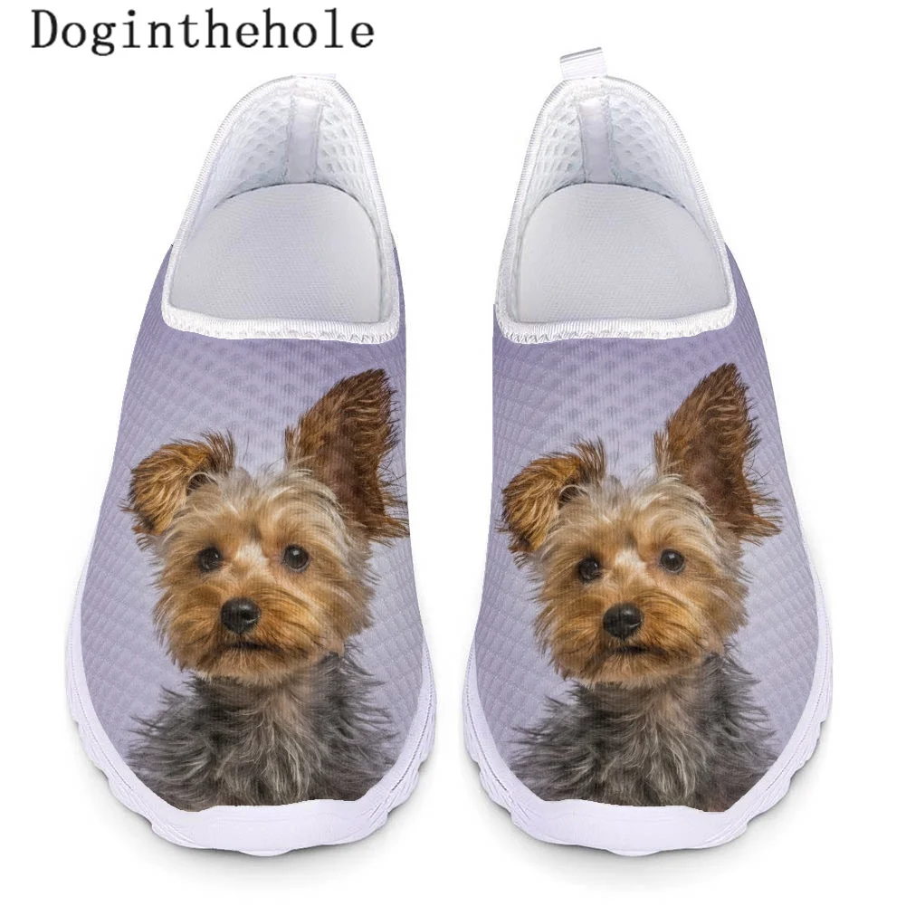 

Doginthehole Summer Flat Shoes for Adults Yorkshire Terrier Women Fashion Tennis Sneakers House Non-slip Water Shoes Zapatillas