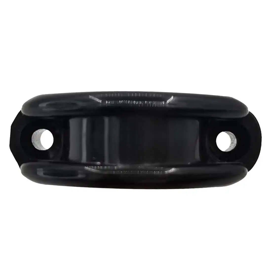 Фото 2 шт., 55x30 мм, 17 мм, фитинг Fairlead Bullseye, подходит для лодки, морской яхты, черный и серебристый №4