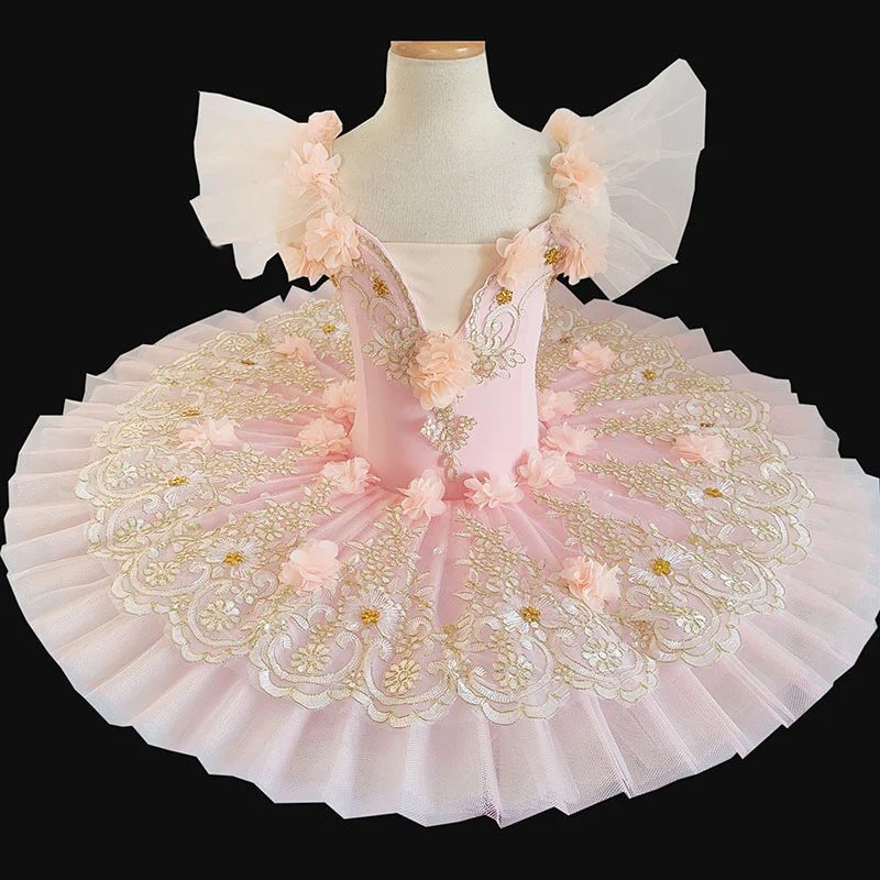 

2022 New Swan Lake Girls Ballet Tutu Ballet Costume Ballerina Stage Show Children Ballet Professional Dance Dress for Children