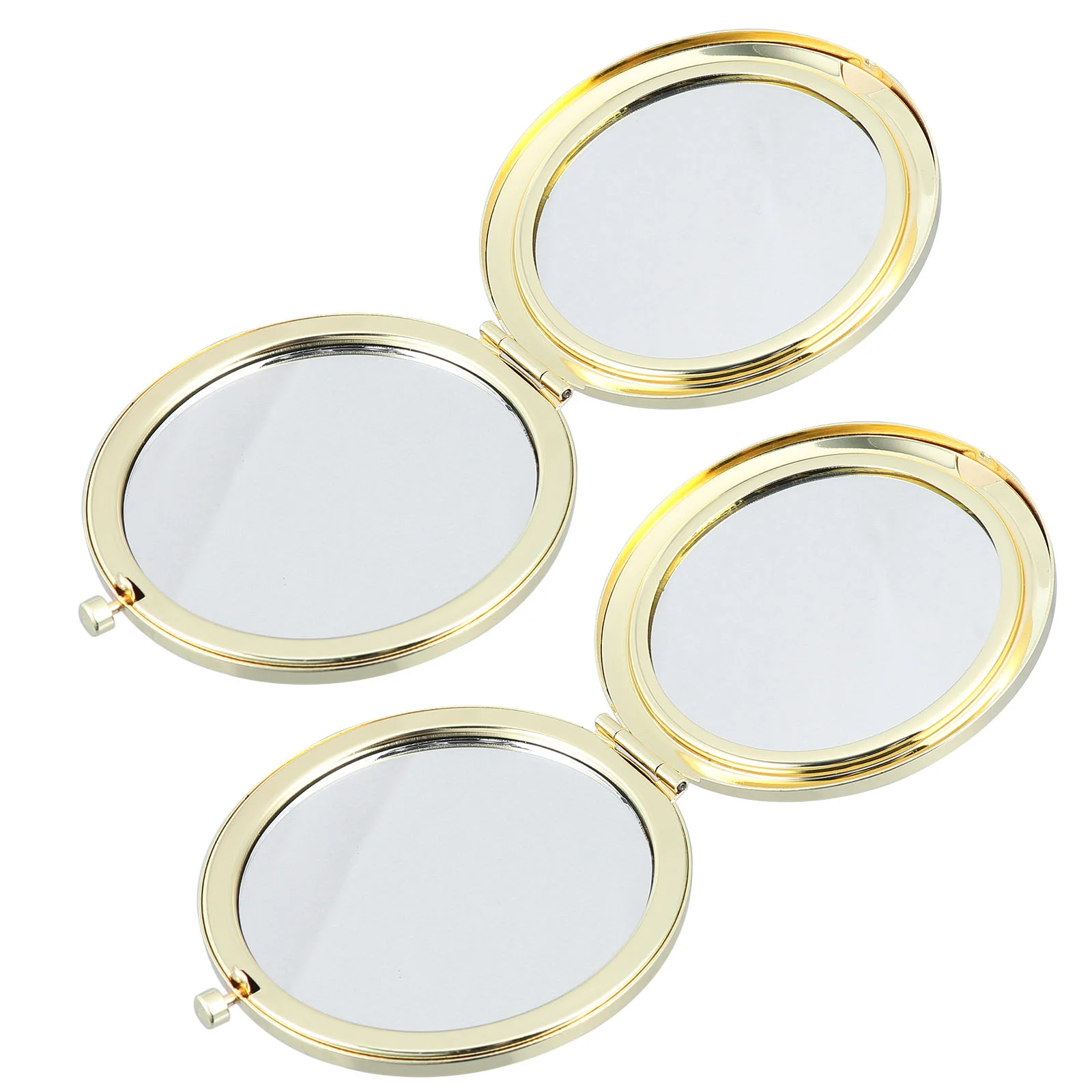 

Mirror Compact Makeup Small Pocketpurse Mirrors Facevintage Handheld Style Retro Folding Mini Vanity Round Silver Engraved
