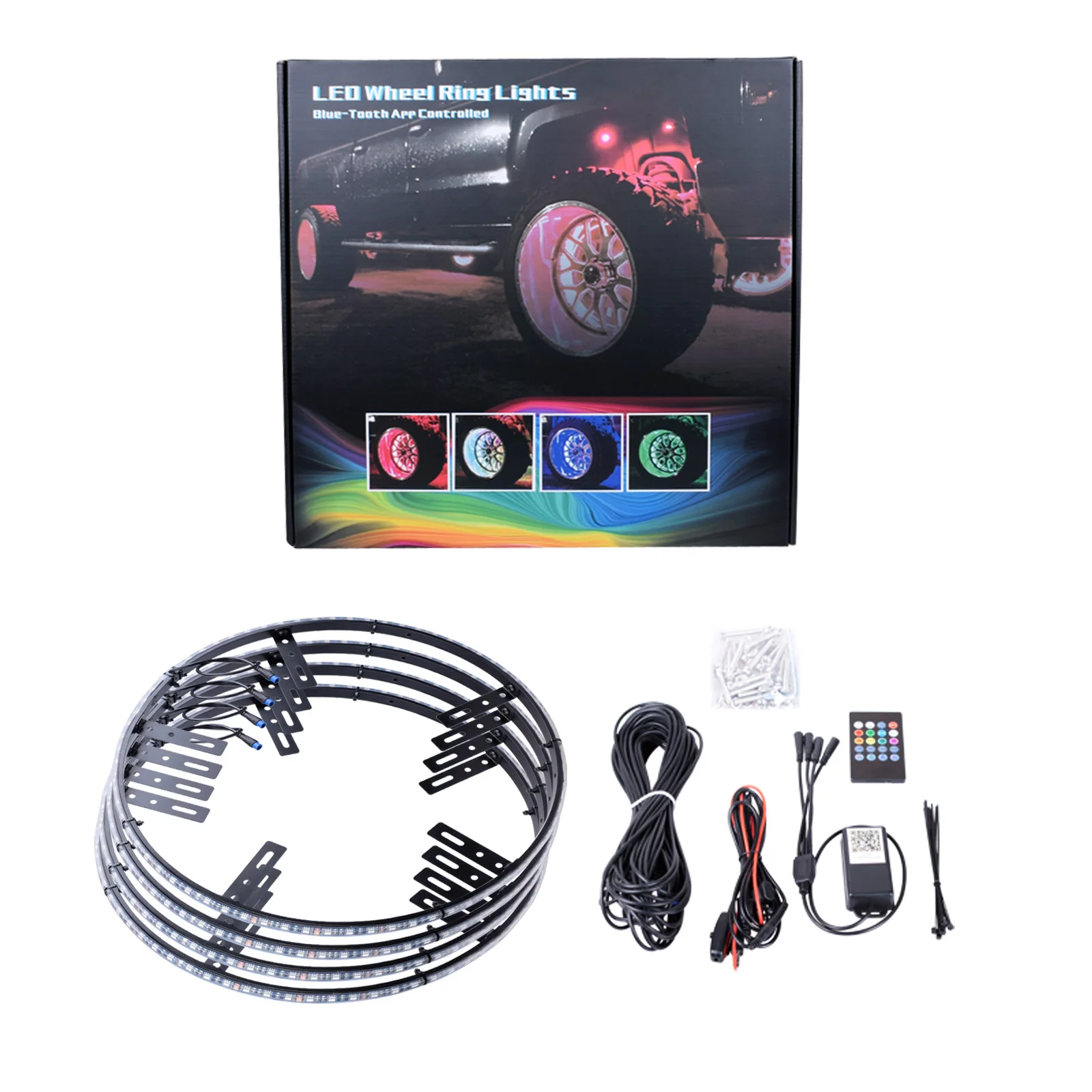 

RGB-лампа для автомобильной втулки, 14,5 дюйма/15,5 дюйма/17 дюймов