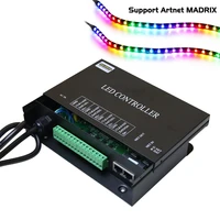 h802ra artnet ws2811 ws2801 led decoder led strip light madrix pixel controller dmx artnet controller