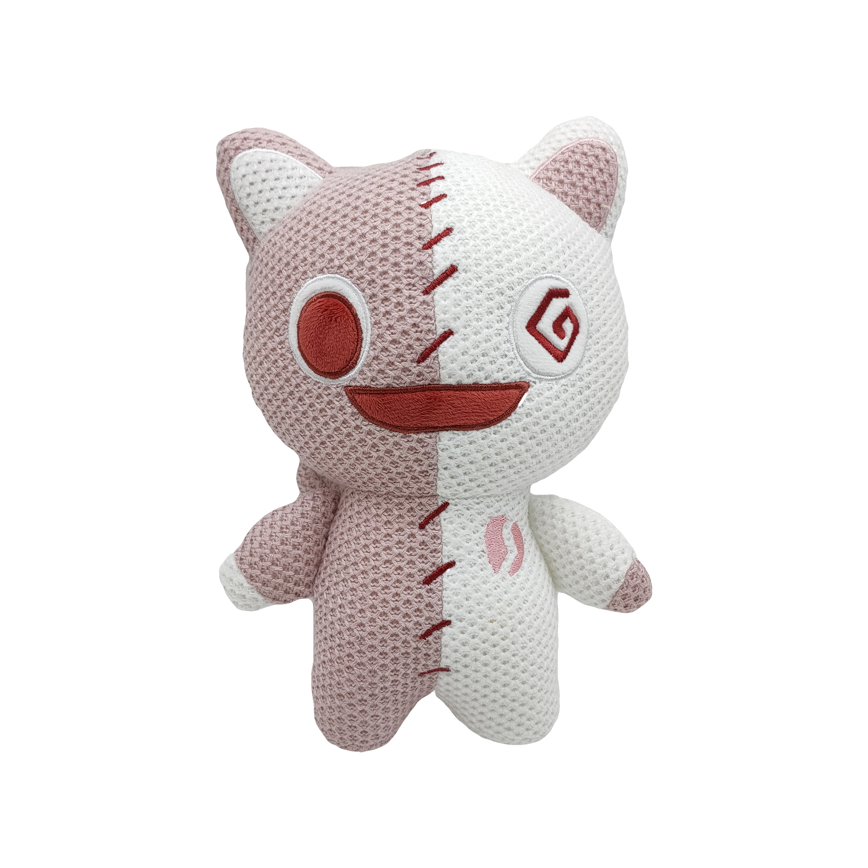 

Милая кавайная вязаная Розовая белая лиса и тыква, плюшевые животные, забавная игрушка для мальчиков и девочек, подарок на день рождения и Р...