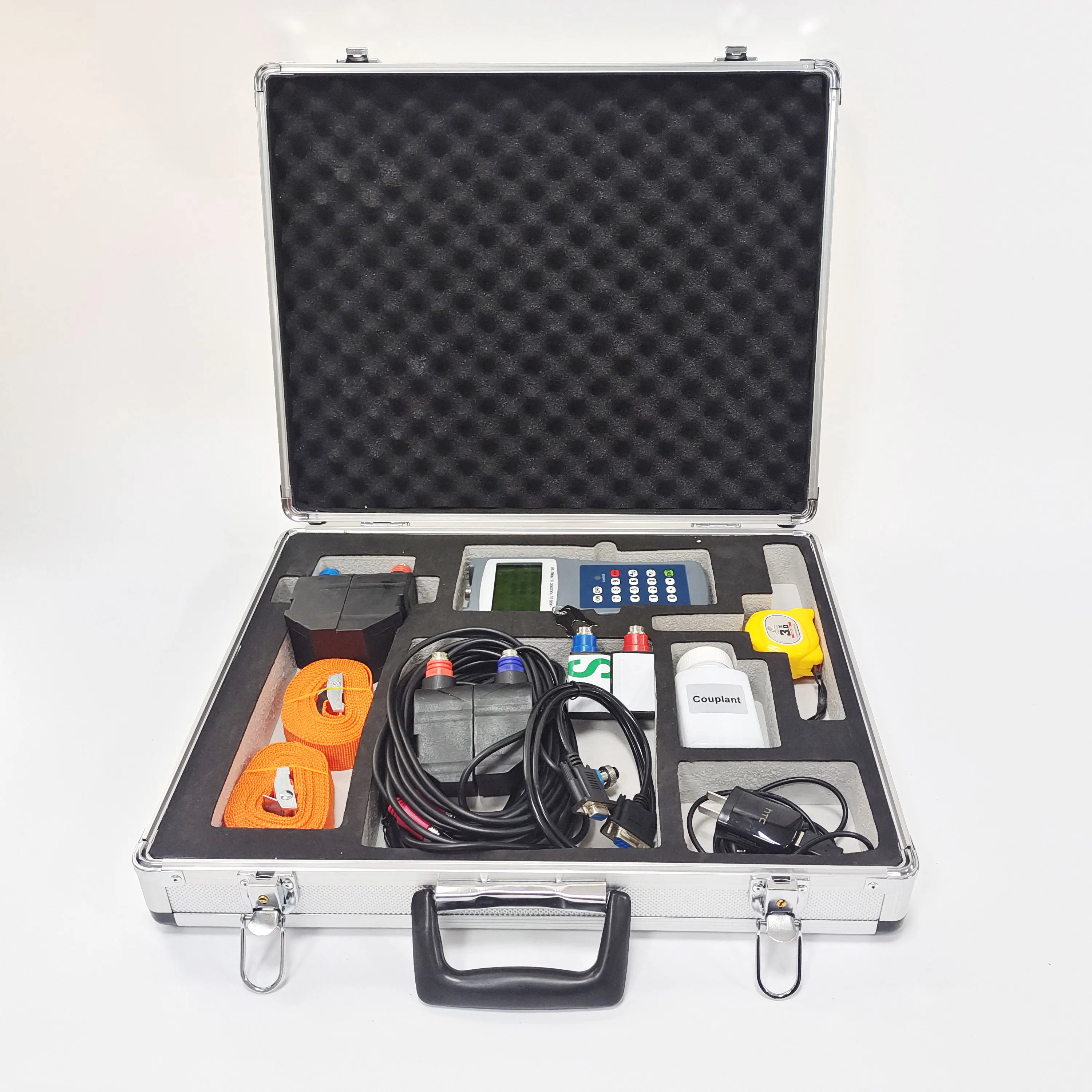 

Single Medium Ultrasound Flow Sensor Liquid Flow Meters Hand Held Clamp on Ultrasonic Flow Meter