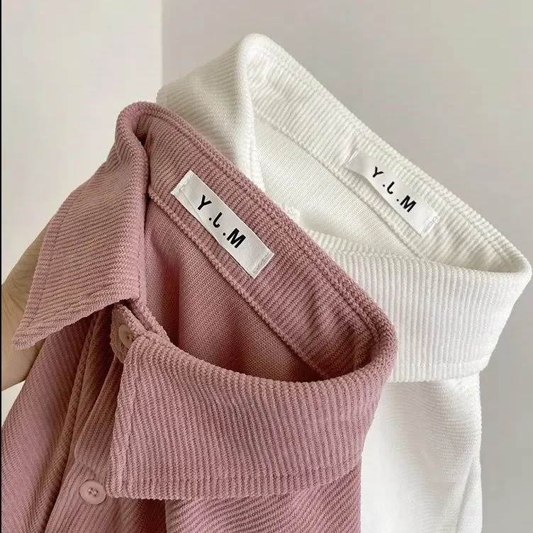 Элегантная женская белая рубашка на пуговицах элитная куртка во французском