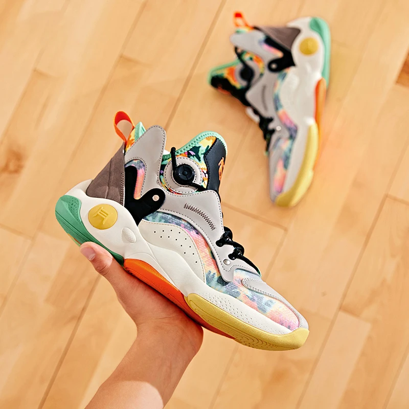 QIAODAN Basketball Shoes for Men 2023 Street Basketball Culture Sports Shoes High Quality Competition Male Sneakers XM15212002T